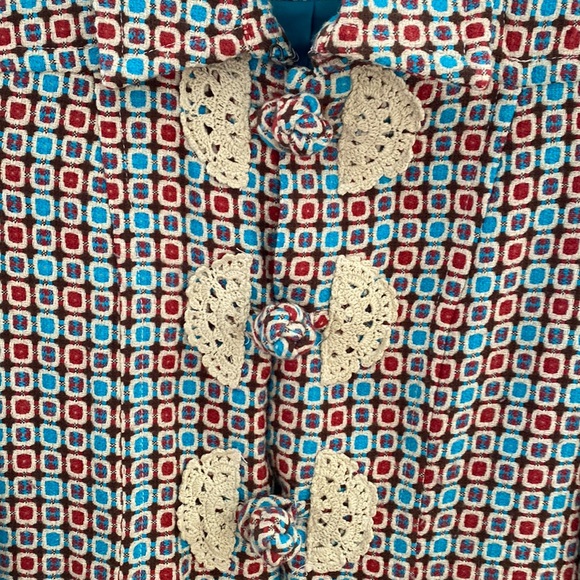 Kenzie Girl Retro Boho Fall Coat Size S/P - Picture 6 of 15